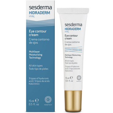 крем для контура глаз с тремя видами гиалуроновой кислоты sesderma hidraderm hyal eye contour cream фото