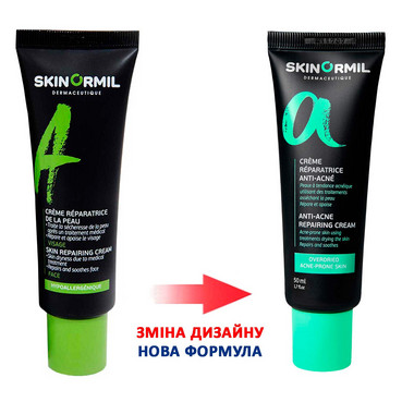 скінорміл антиакне відновлюючий крем skinormil anti-acne repairing сream фото