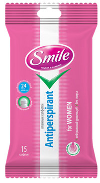 вологі серветки для жінок smile antibacterial фото