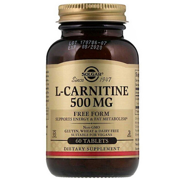 L-Карнітин 500 мг Solgar L-Carnitine фото