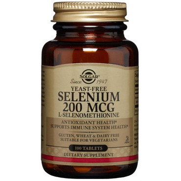 Селен без дріжджів 200 мкг Solgar Selenium Yeast-Free фото