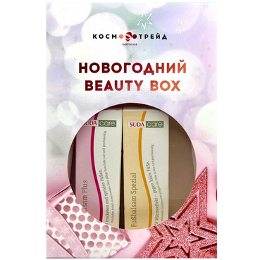 Новорічний Beauty Box - Сезонний догляд за стопою Suda Care Set (balm/75ml) + balm/plus/75ml) фото