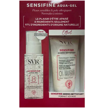 Сенсіфін набір для нормальної чутливої шкіри SVR Sensifine Set (gel/40ml + cr/gel/50ml) фото