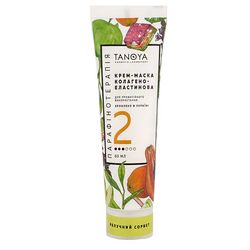 Крем-маска колагено-еластинова &bq;Яблучний сорбет&bq; Tanoya Apple Sorbet Cream Mask фото
