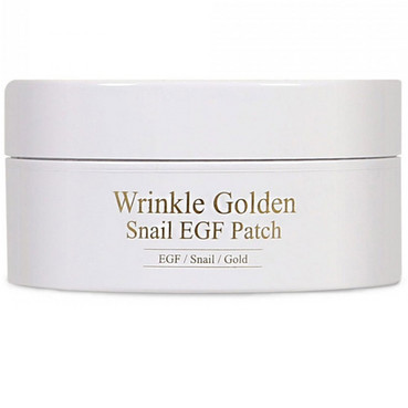 Гідрогелеві патчі під очі з золотом і муцином  фото