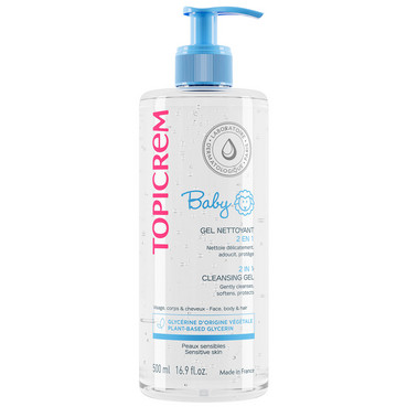 Мягкий очищающий гель 2-в-1 Topicrem Baby Gentle Cleansing Gel фото