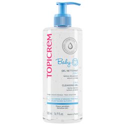 М&sq;який очищуючий гель 2-в-1 Topicrem Baby Gentle Cleansing Gel фото