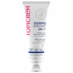 Крем для ніг від натоптишів та мозолів Topicrem Dermo Specific UR-10 Foot Cream фото