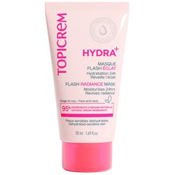 Зволожувальна маска для сяяння шкіри Topicrem Hydra+ Flash Radiance Mask фото