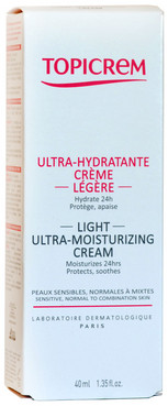 Фото Легкий увлажняющий крем для лица Topicrem Light Ultra-moisturizing Cream