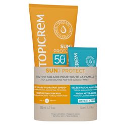 Набір сонцезахисних засобів Topicrem Sun Protect Set (gel/50ml + sun/milk/200ml) фото
