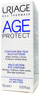 age protect крем для контуру очей для корекції вікових змін uriage age protect multi-action eye contour фото