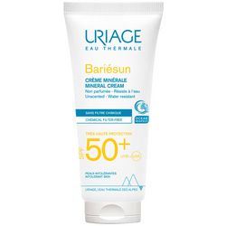 Бар&sq;єсан сонцезахисний мінеральний крем SPF50+ Uriage Bariesun Mineral Cream Very High Protection SPF 50+ фото