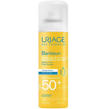 Бар'єсан зволожуючий сонцезахисний спрей-димка SPF 50+ Uriage Bariesun Moisturizing Dry Mist SPF 50+ фото