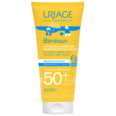 Бар'єсан зволожуюче сонцезахисне молочко для дітей SPF50+ Uriage Bariesun Moisturizing Kid Lotion Very High Protection SPF 50+ фото