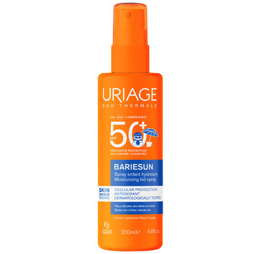 Бар'єсан сонцезахисний зволожувальний спрей для дітей SPF50+ Uriage Bariesun Moisturizing Kid Spray SPF 50+ фото