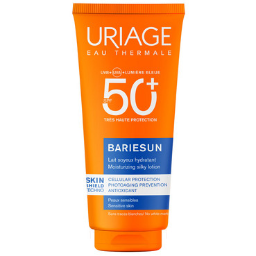 Бар'єсан сонцезахисне зволожувальне шовковисте молочко SPF50+ Uriage Bariesun Moisturizing Silky Lotion SPF 50+ фото