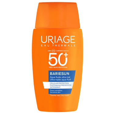 Бар'єсан сонцезахисний ультраматувальний аква-флюїд SPF50+ Uriage Bariesun Ultra-Light Fluid SPF50+ фото