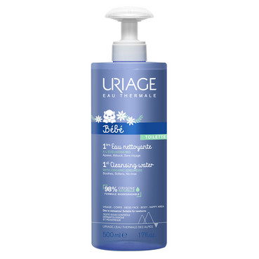 Bebe 1-я очищающая вода для детей и младенцев Uriage BEBE No-Rinse Cleansing Water фото