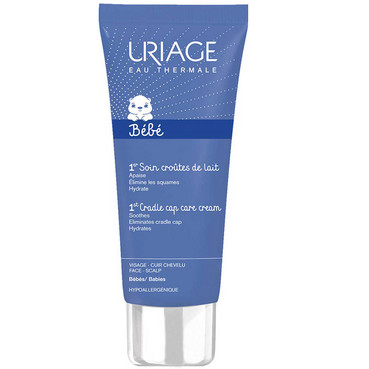 Крем BEBE ПЕРВЫЙ УХОД от молочных корочек Гнейс для младенцев Uriage Cradle Cap Skincare Cream фото