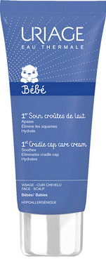 Фото Регулирующий крем от молочных (себорейных) корочек Uriage Cradle Cap Skincare Soothing Regulating Cream
