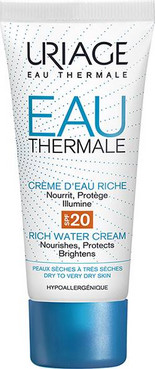 Eau Thermale обогащенный увлажняющий крем SPF20 Uriage Eau Thermale Rich Water Cream SPF 20 фото