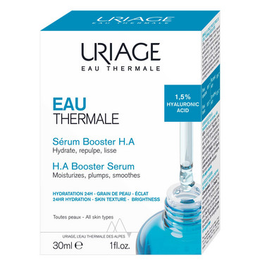 eau thermale увлажняющая сыворотка-бустер н.а uriage eau thermale serum booster h.a. фото