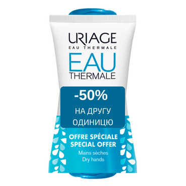 Eau Thermale Набір кремів для рук Uriage Eau Thermale Water Hand Cream (2*50ml) фото