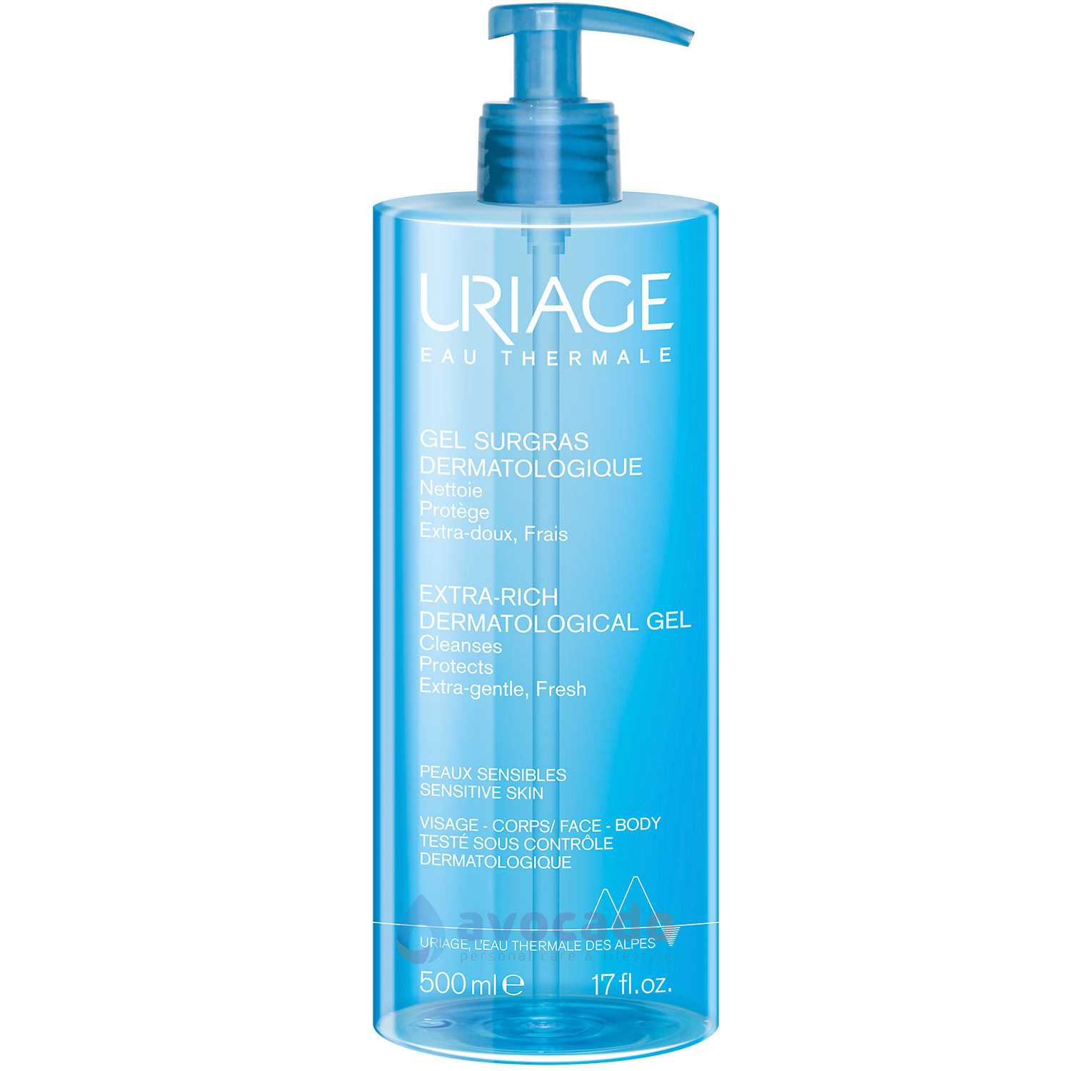 Гель дерматологический очищающий Uriage Extra-Rich Dermatological