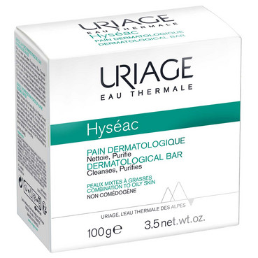 Ісеак дерматологічне мило Uriage Hyseac Dermatological Bar фото