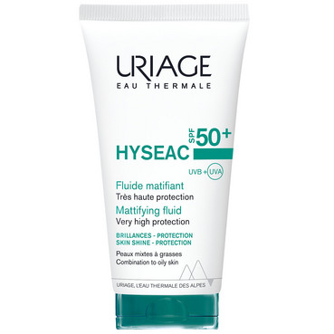 Ісеак матуючий сонцезахисний флюїд SPF50+ Uriage Hyseac Fluid SPF 50+ фото
