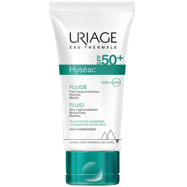 Флюид ИСЕАК с SPF50 для проблемной кожи Uriage Hyseac Fluid SPF 50+ фото