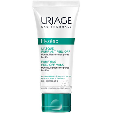 Ісеак очищуюча маска-плівка Uriage Hyseac Purifying Peel-Off Mask фото