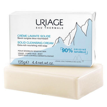 Твердий очищуючий крем Лаванте Uriage Lavante Solid Cleansing Cream фото