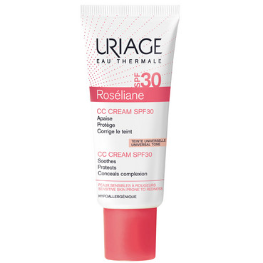 Крем РОЗЕЛЬЯН СС SPF30 от покраснений Uriage Roseliane CC Сream SPF30 фото