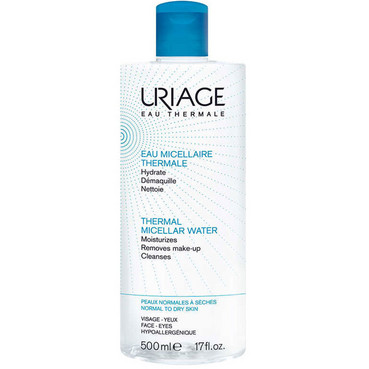 Фото Мицеллярная термальная вода для нормальной и сухой кожи Uriage Thermal Micellar Water Normal To Dry Skin