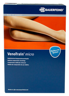 Чорні компресійні колготи ВеноТрейн Мікро (ККл 1) Bauerfeind VenoTrain Micro фото