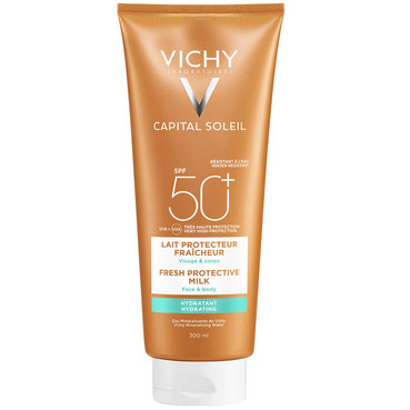 Сонцезахисне зволожуюче молочко для обличчя і тіла, SPF 50+ фото