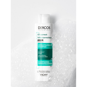 дерматологический себорегулирующий шампунь для жирных волос vichy dercos oil control advanced action shampoo фото
