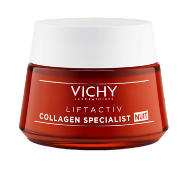 Нічний крем-догляд для обличчя з ефектом корекції зморшок Vichy Liftactiv Collagen Specialist Night Cream фото