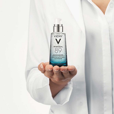 гель-бустер ежедневный для упругости и увлажнения кожи лица vichy mineral 89 fortifying and plumping daily booster фото
