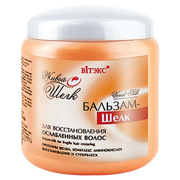 Бальзам-шовк для відновлення ослабленого волосся  фото