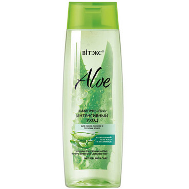 Шампунь для сухих, ломких и тусклых волос Витэкс Aloe 97% Intensive Care Shampoo-Elixir фото