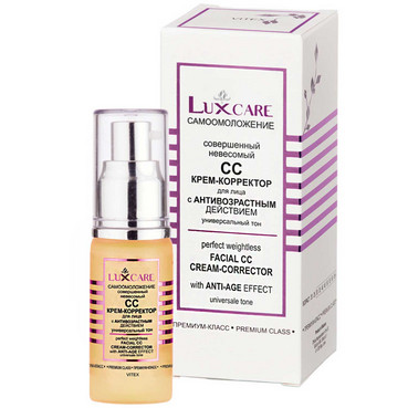 СС крем-коректор для обличчя з антивіковою дією  фото