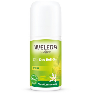 Кульковий дезодорант 24 години Цитрус Weleda 24h Citrus Deodorant Roll-On фото