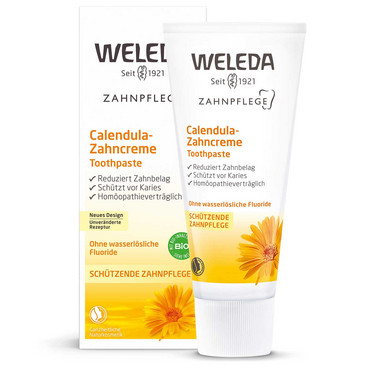 зубна паста &bq;календула&bq; від нальоту weleda calendula zahncreme фото