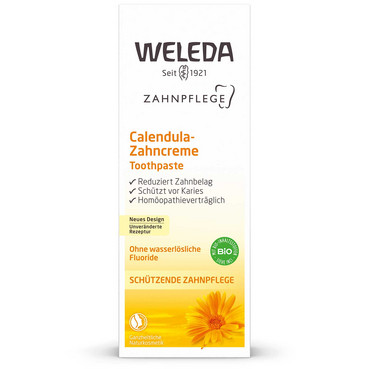 зубна паста &bq;календула&bq; від нальоту weleda calendula zahncreme фото