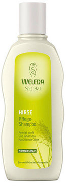 Шампунь-уход для нормальных волос с экстрактом проса Weleda Hirse Pflege-Shampoo фото