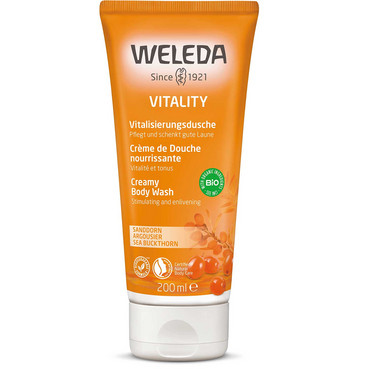 Тонізуючий крем-гель для душу Обліпиха Weleda Sanddorn Vitalisierungsdusche фото