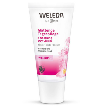Трояндовий денний крем для обличчя Weleda Wildrosen Glättende Tagespflege фото